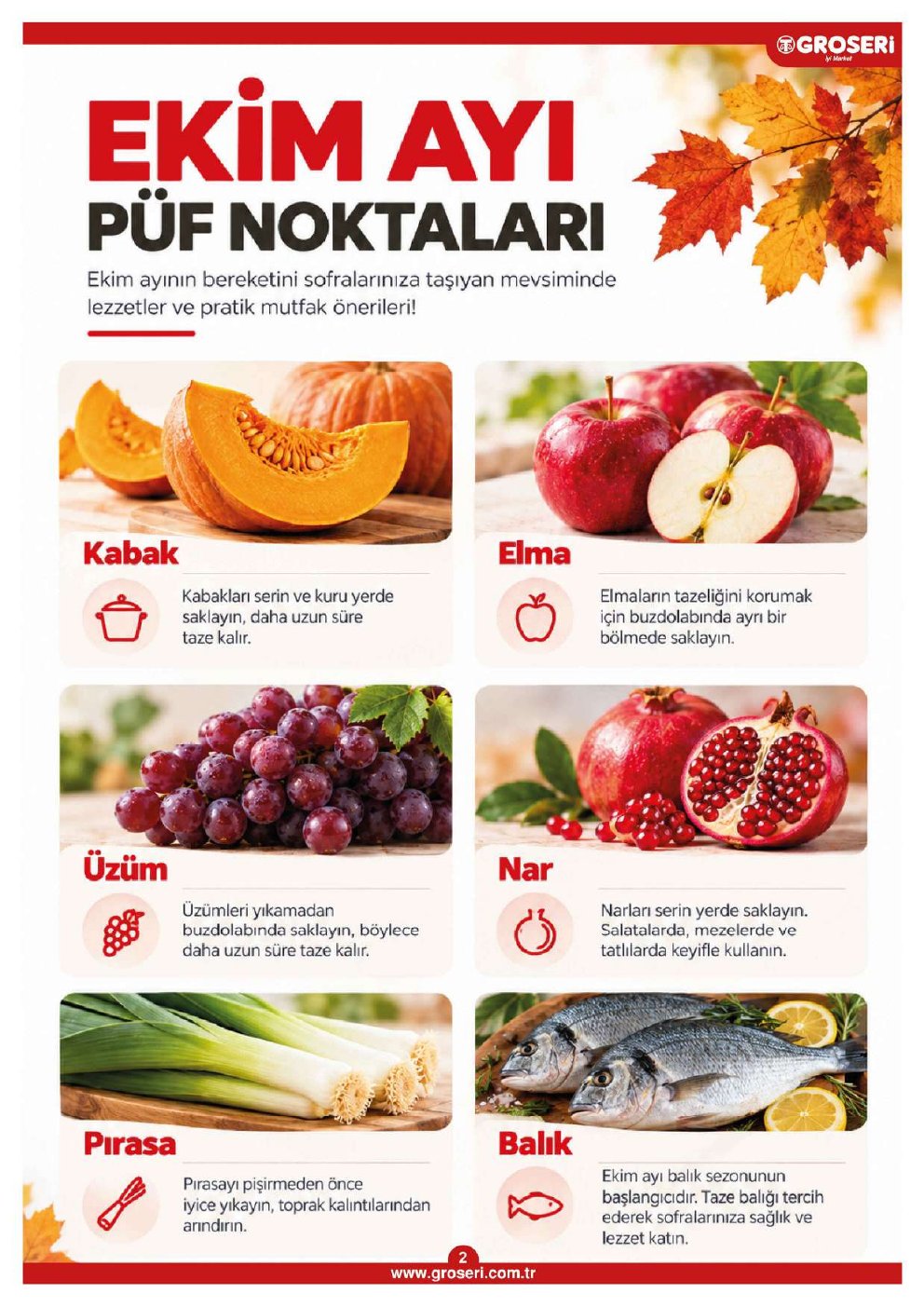 Groseri Market İndirim Kataloğu — 2. sayfa