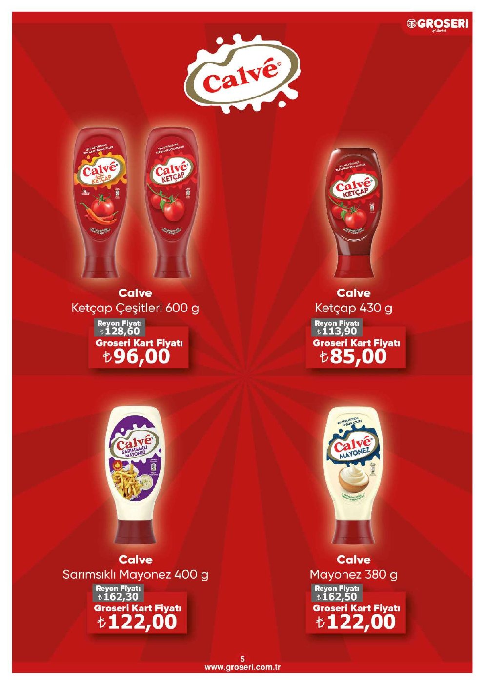 Groseri Market İndirim Kataloğu — 5. sayfa