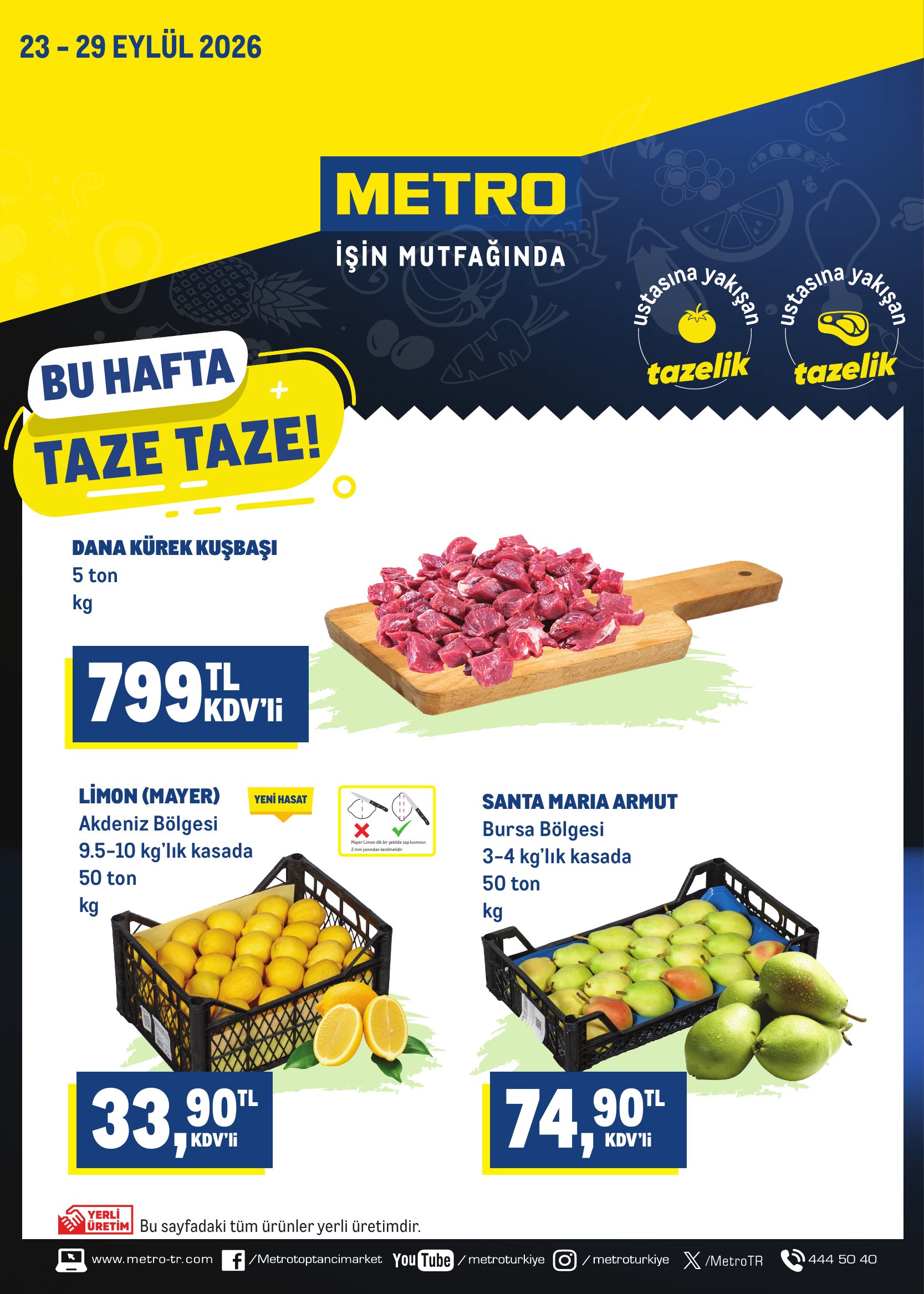 METRO MARKET — Taze Ürünler kapağı