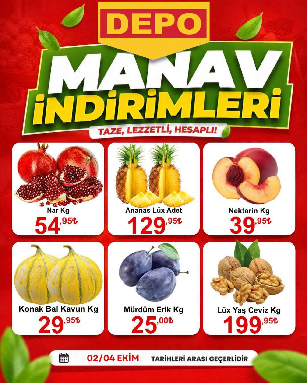 Depo Toptan Hafta Sonu İndirim Kataloğu kapağı