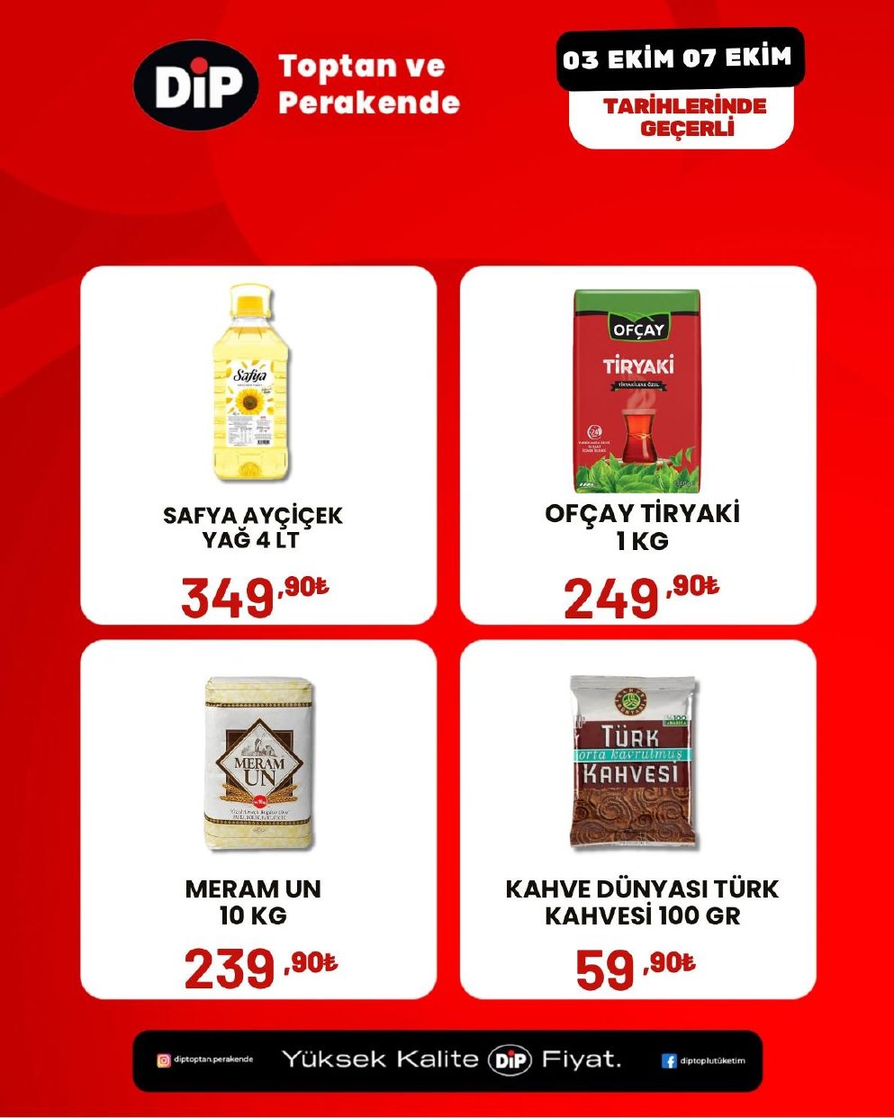 Dip Market İndirim Kataloğu kapağı