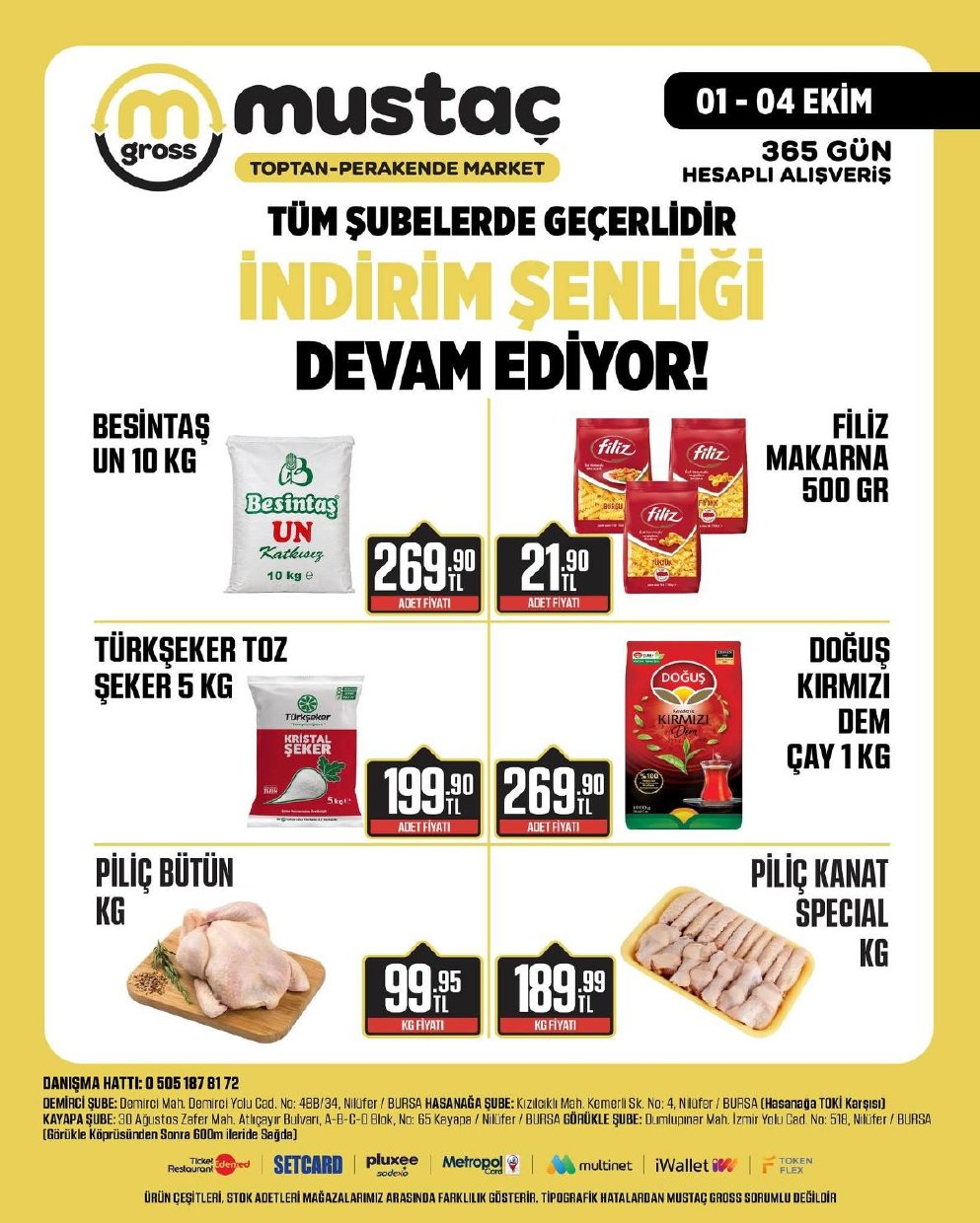 Mustaç Gross İndirim Kataloğu kapağı