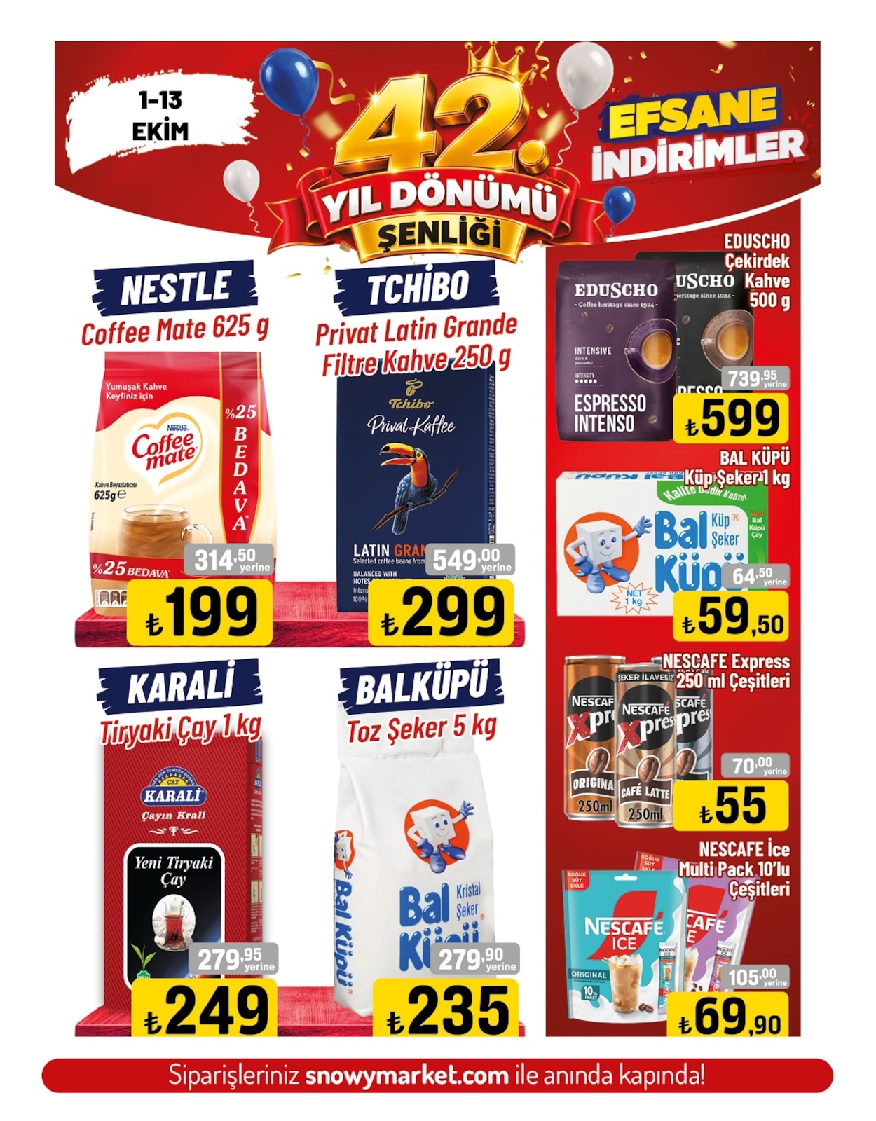 Snowy Market 1 Ekim 2026 Indirim Brosuru — 8. sayfa