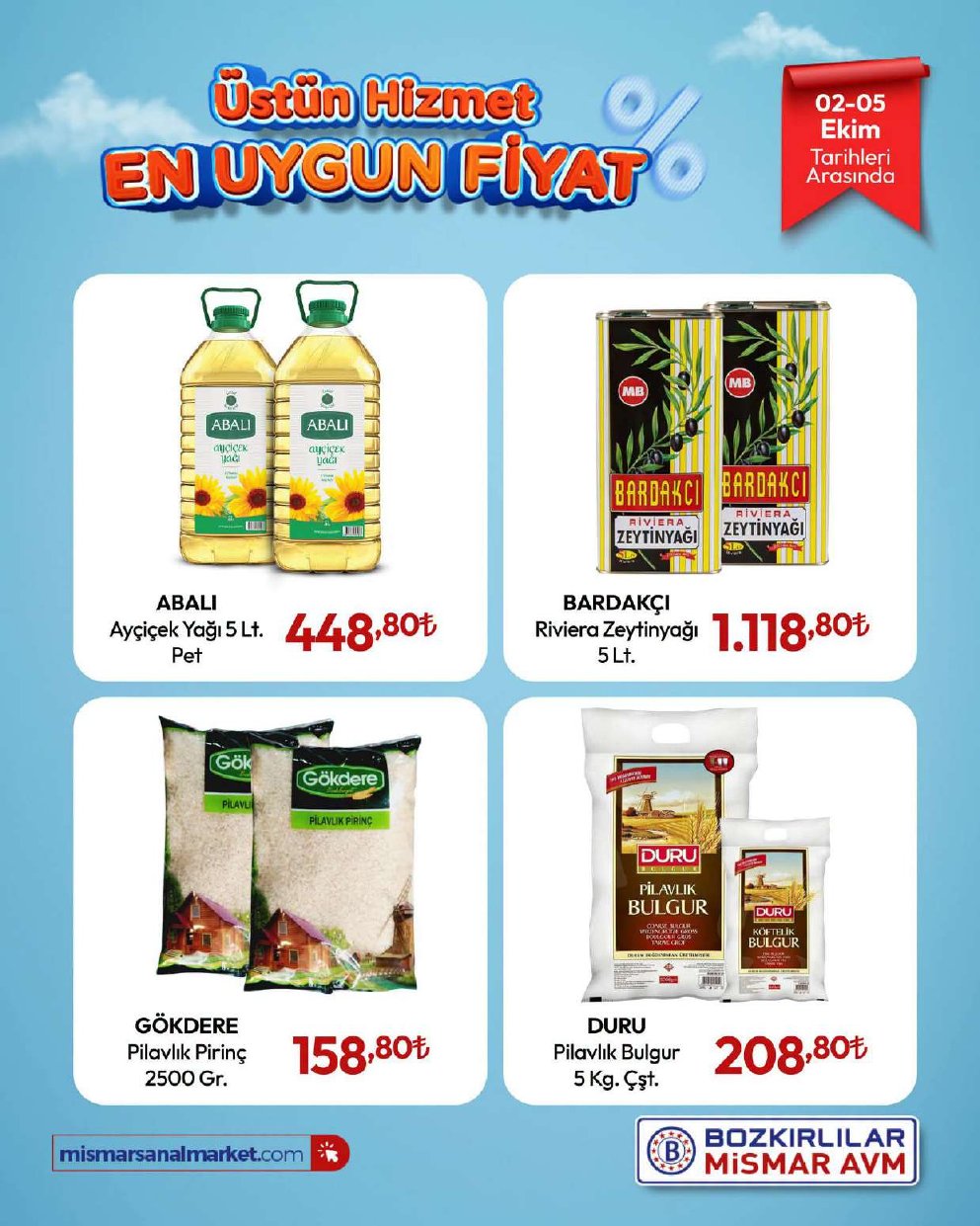 Bozkırlılar Mismar Market İndirim Kataloğu kapağı