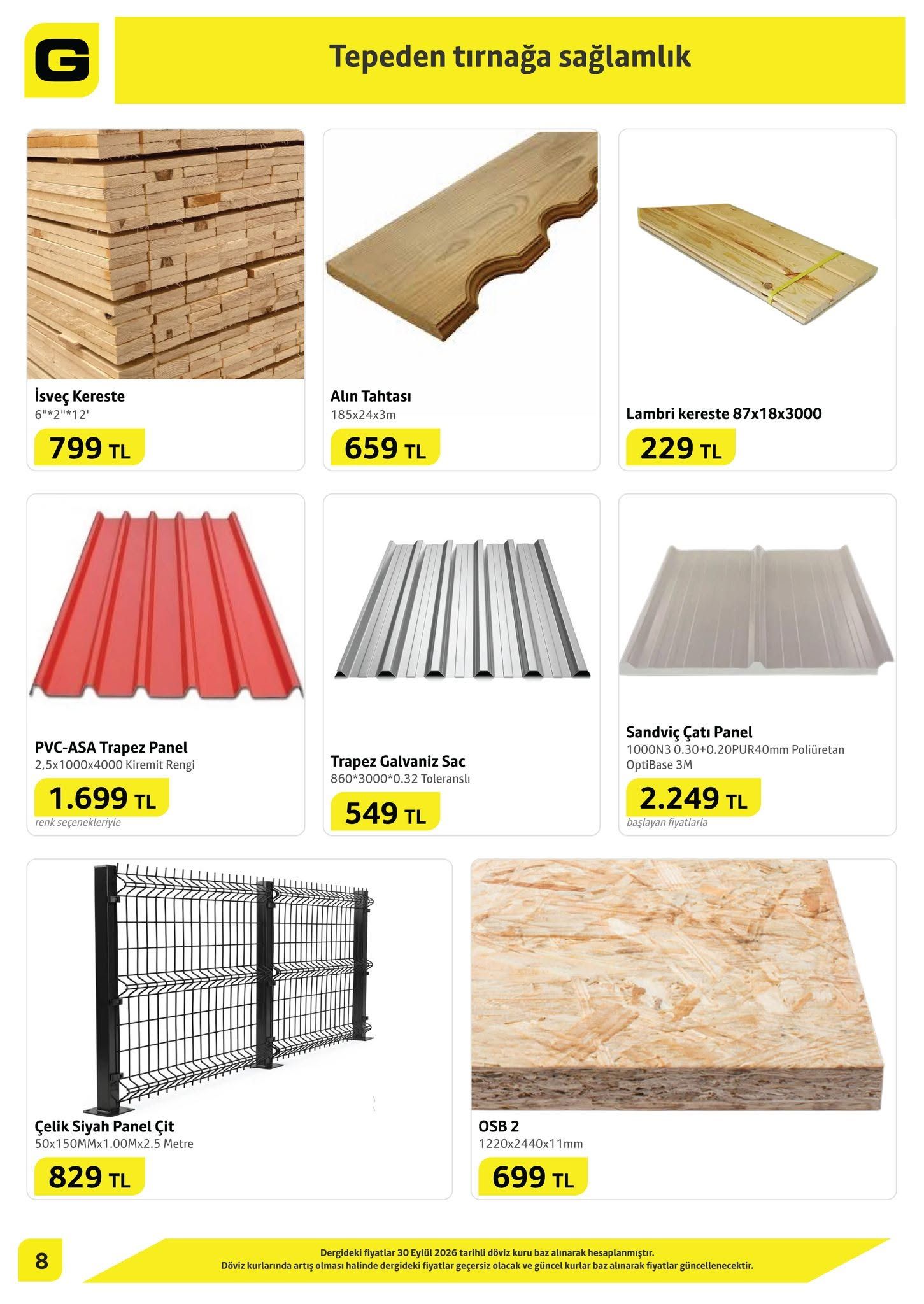 Gencyapimarket Genç Yapı Market İndirim Kataloğu — 8. sayfa