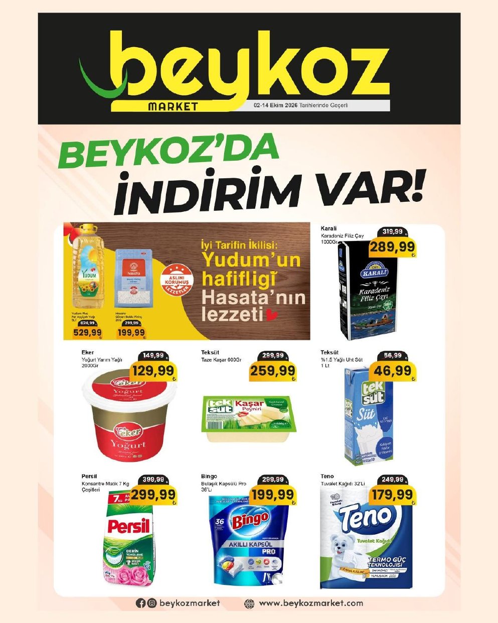 Beykoz Market İndirim Kataloğu kapağı