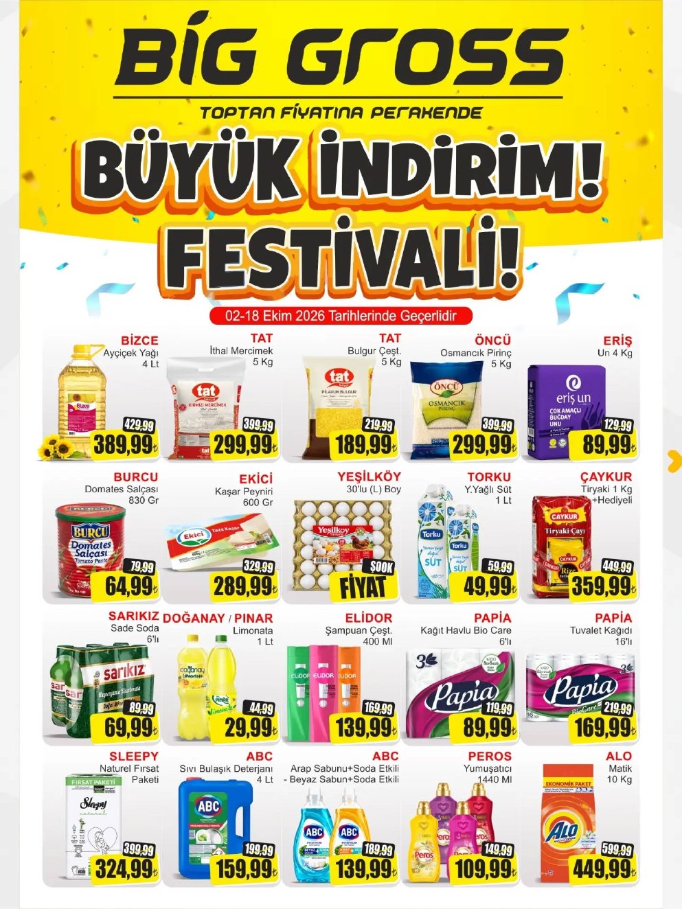 Big Gross İndirim Kataloğu kapağı