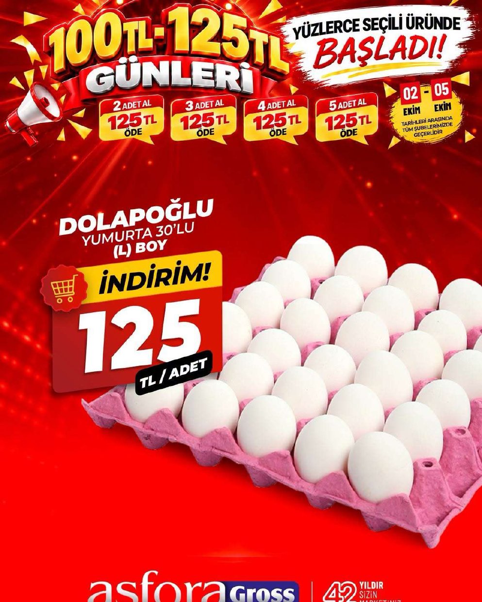 Asfora Gross Hafta Sonu İndirim Kataloğu kapağı
