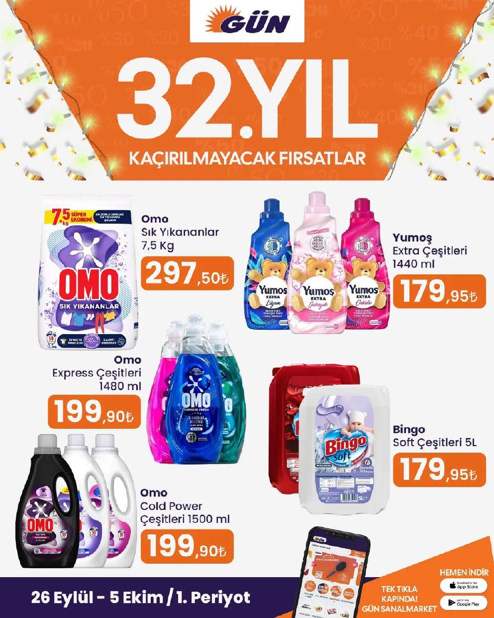 Gün Süpermarket İndirim Kataloğu kapağı