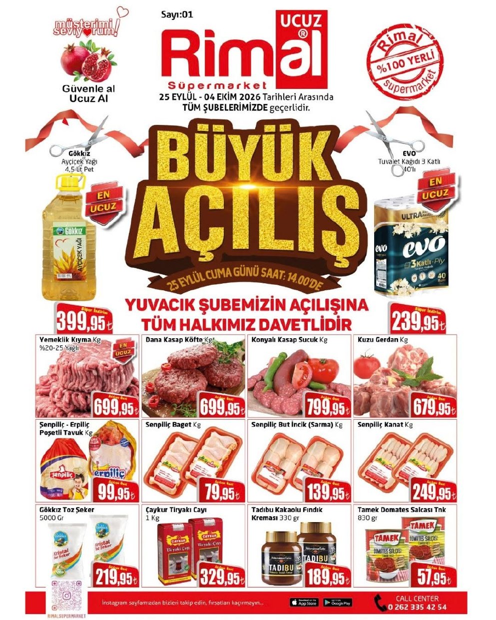 Rimal Market İndirim Kataloğu kapağı