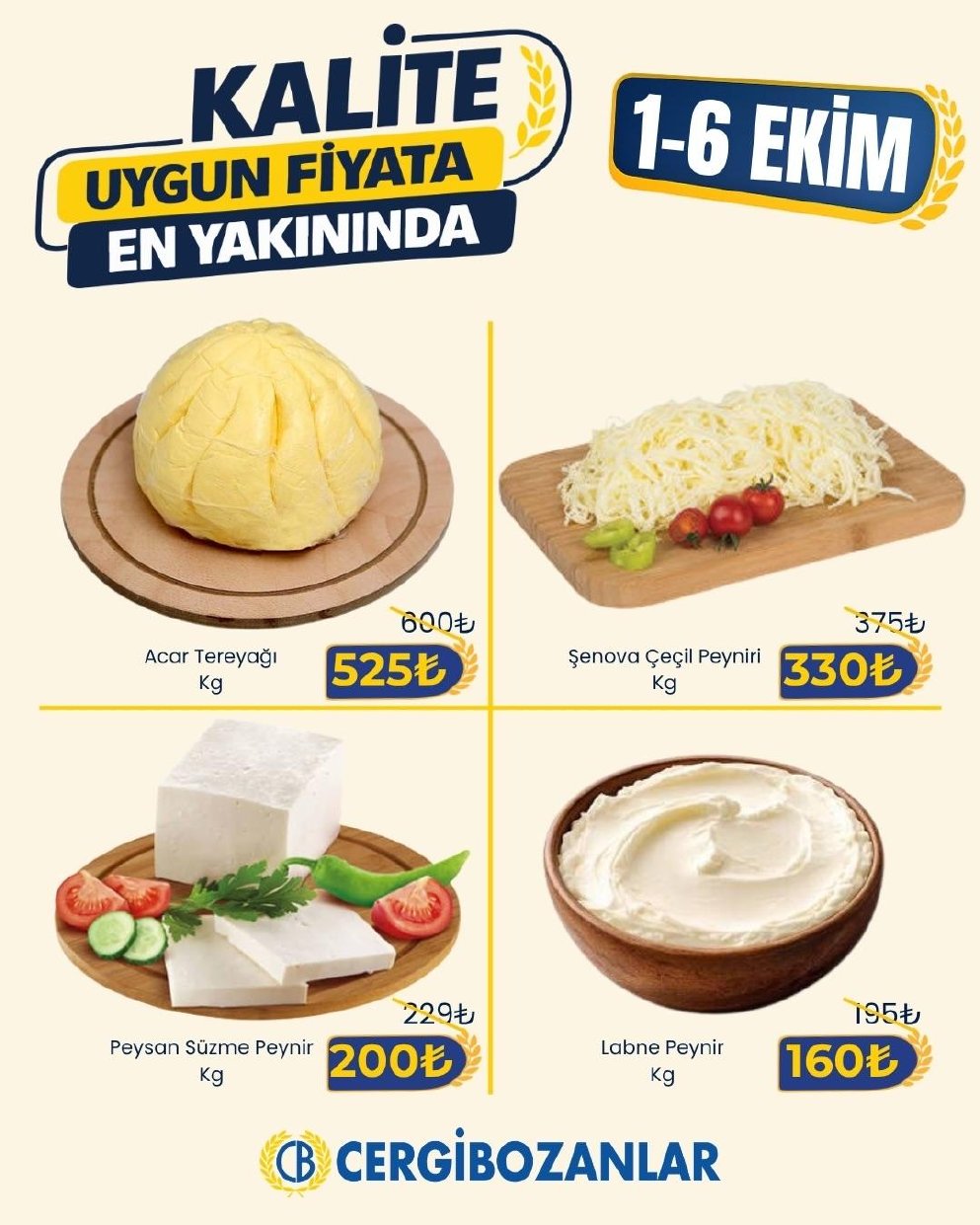 Cergibozanlar Market İndirim Kataloğu kapağı