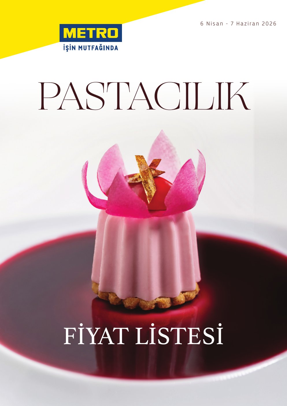 METRO MARKET — Pastacılık Fiyat Listesi
