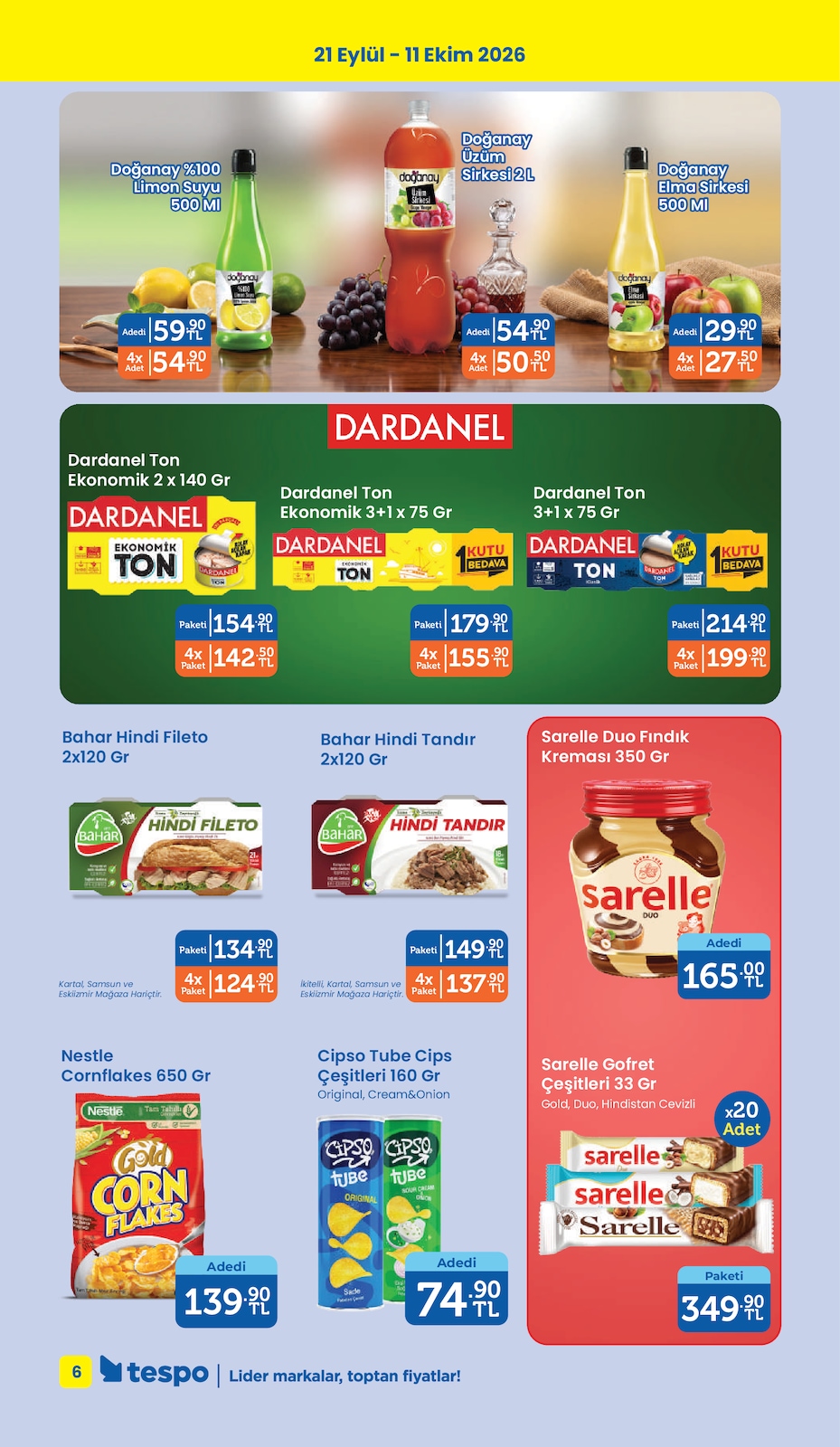Tespotoptanmarket 21 Eylul 2026 Indirim Brosuru — 6. sayfa