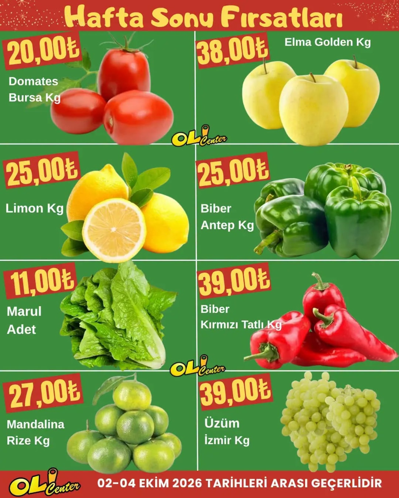 Olicenter 2 Ekim 2026 Indirim Brosuru kapağı