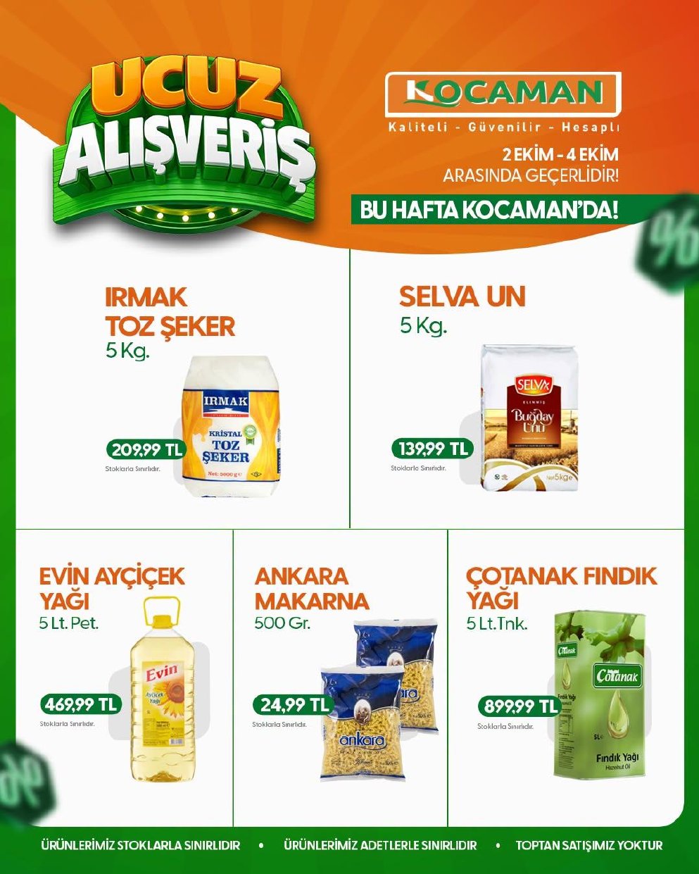 Kocaman Market Hafta Sonu Kataloğu kapağı