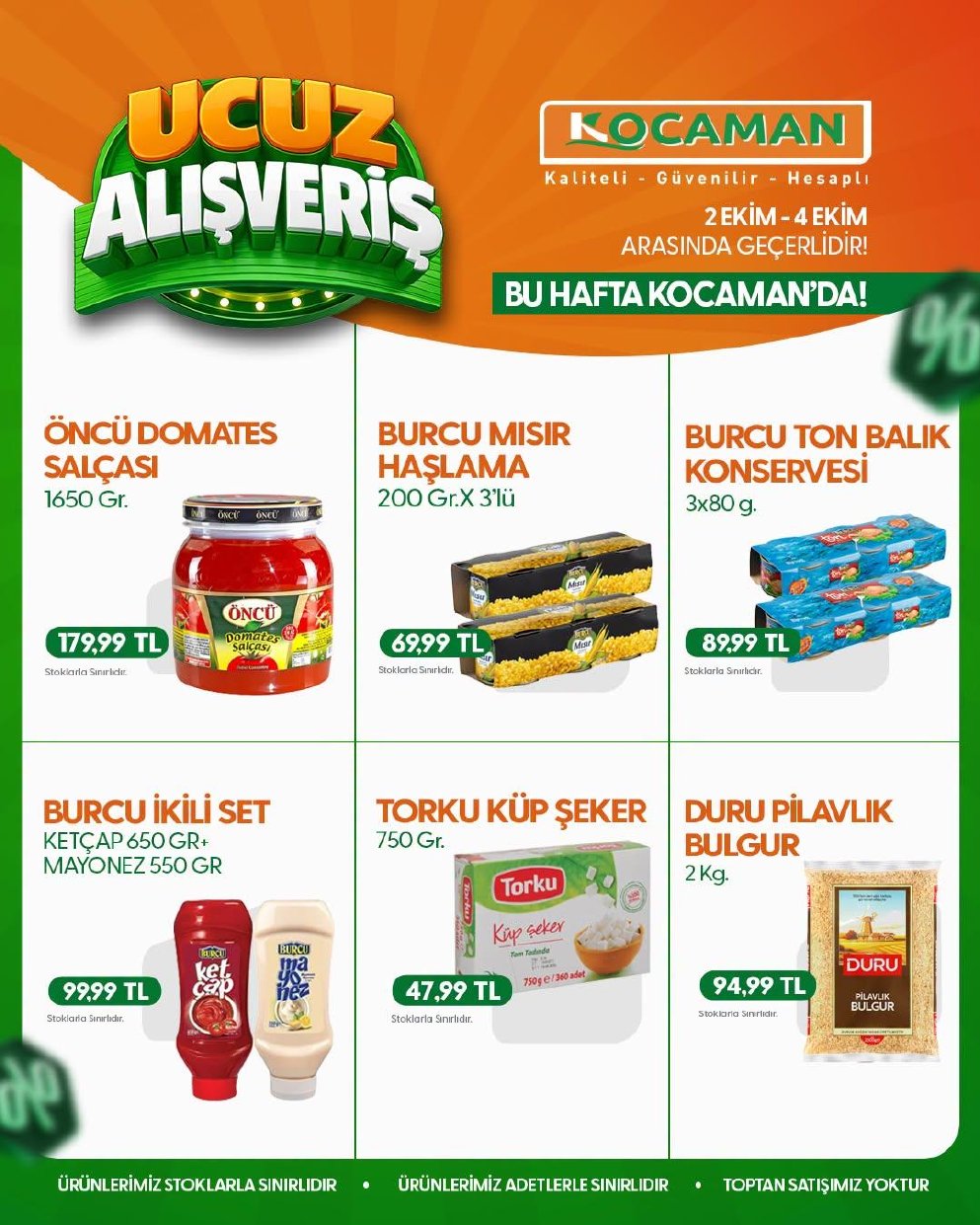 Kocaman Market Hafta Sonu Kataloğu — 2. sayfa