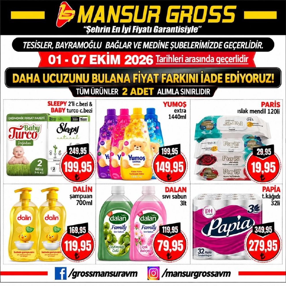 Mansur Gross İndirim Kataloğu — 3. sayfa