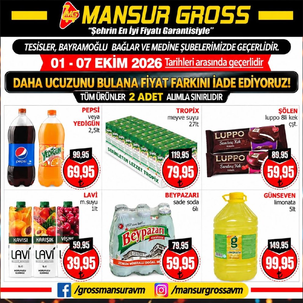 Mansur Gross İndirim Kataloğu — 7. sayfa