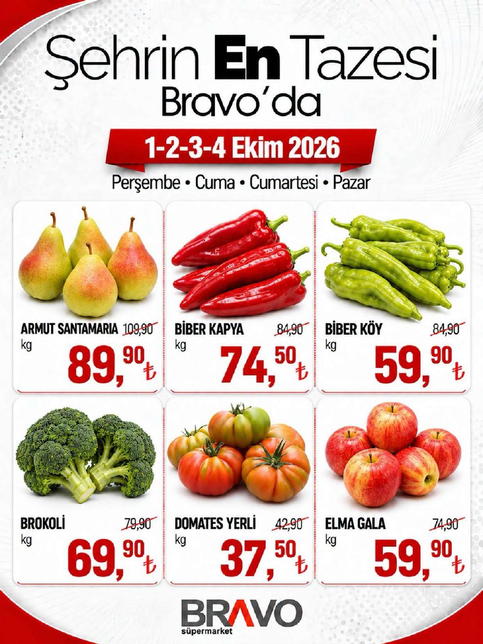 Bravo Süpermarket Manav İndirim Kataloğu — 3. sayfa