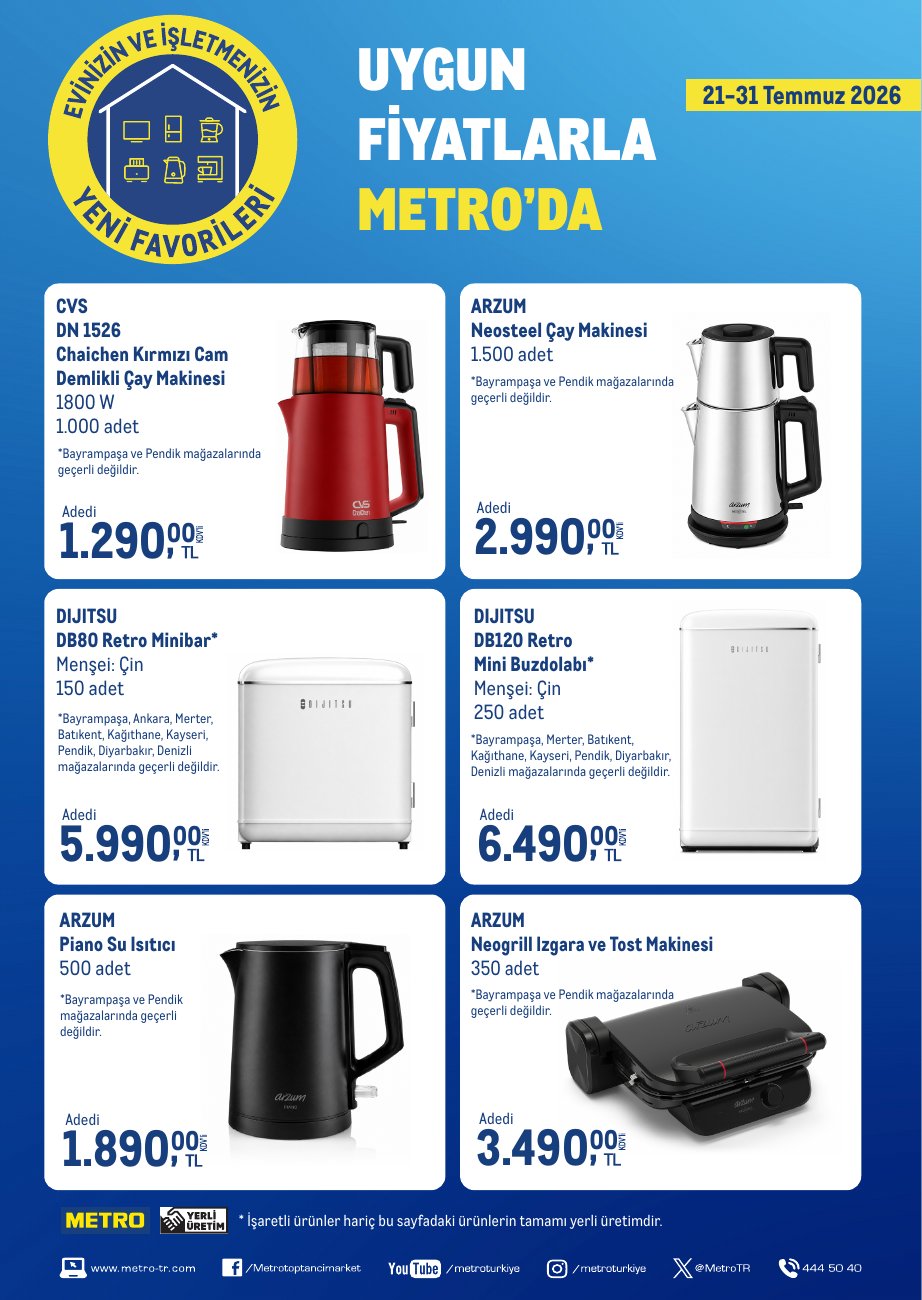 METRO MARKET — Evinizin ve İşletmenizin Yeni Favorileri