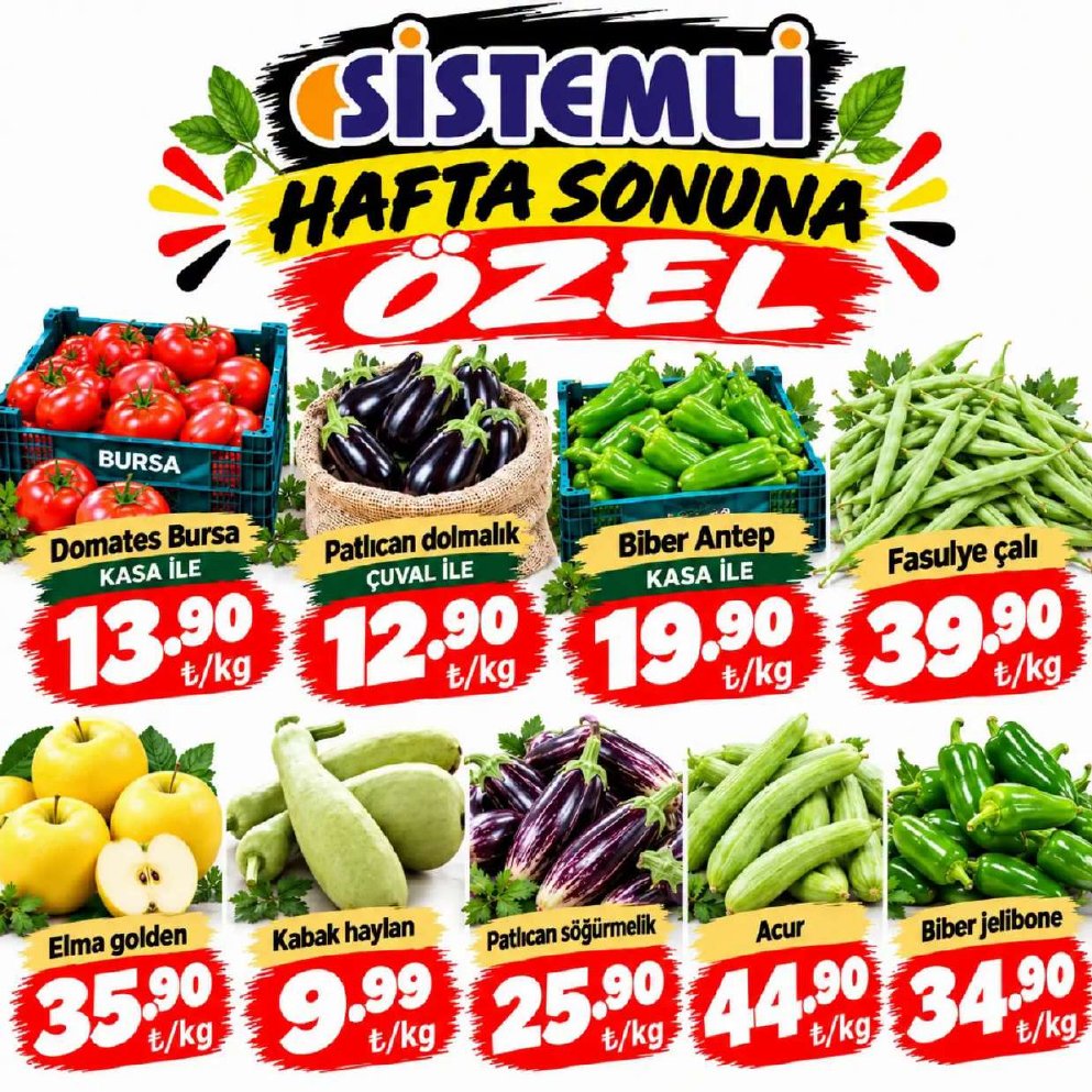 Sistemli Market Manav İndirim Kataloğu kapağı