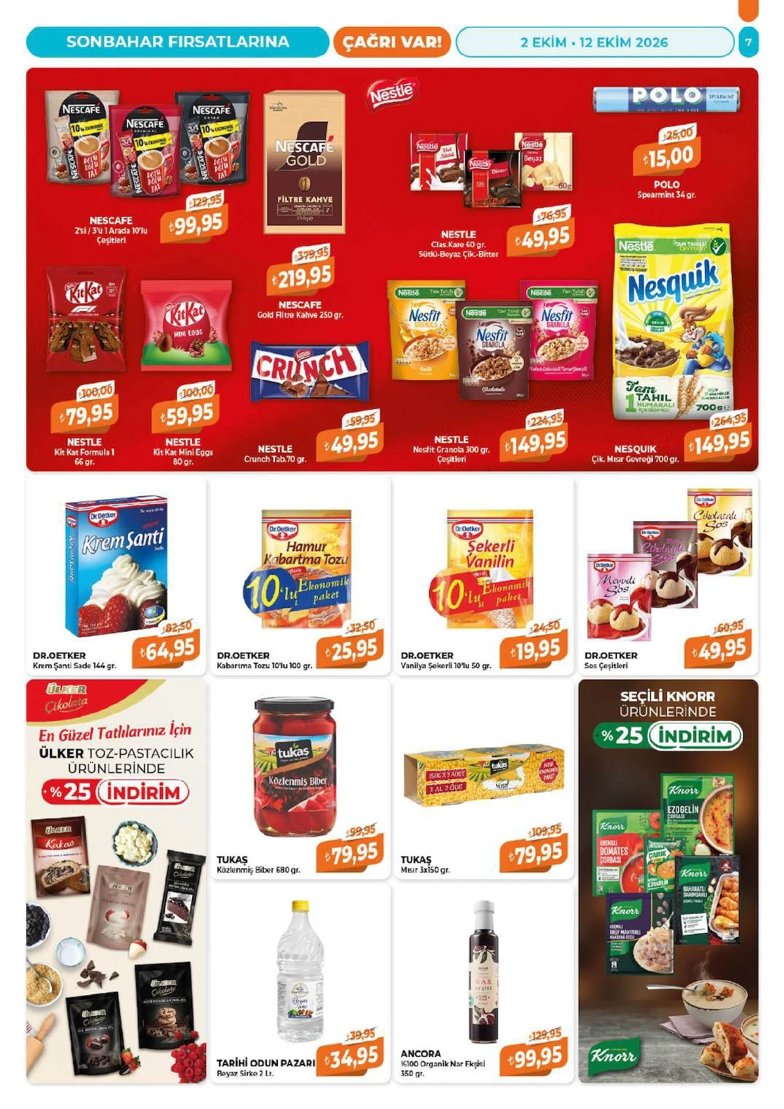 Çağrı Market - İndirim Broşürü 02 - 12 Ekim 2026 — 7. sayfa