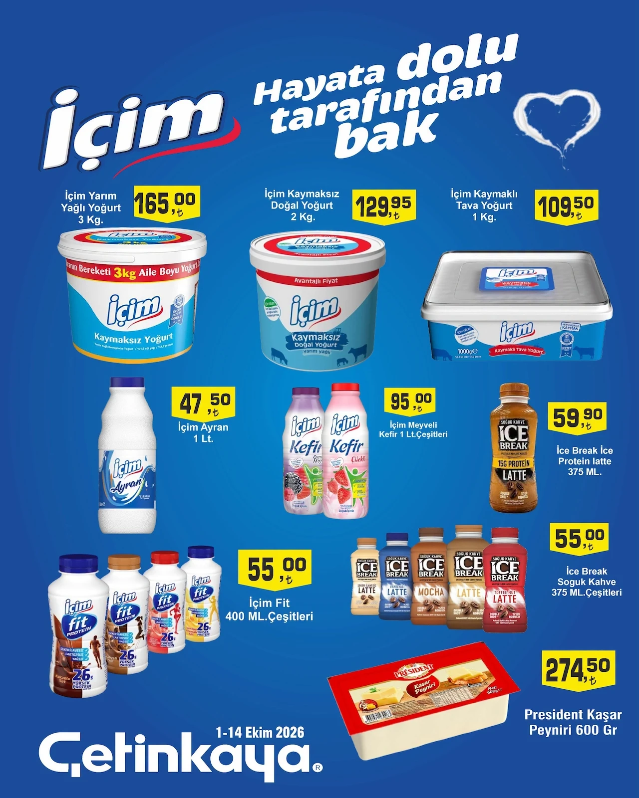 Çetinkaya Market - Mersin-Adana-Gaziantep İndirim Broşürü 01 - 14 Ekim 2026 — 3. sayfa