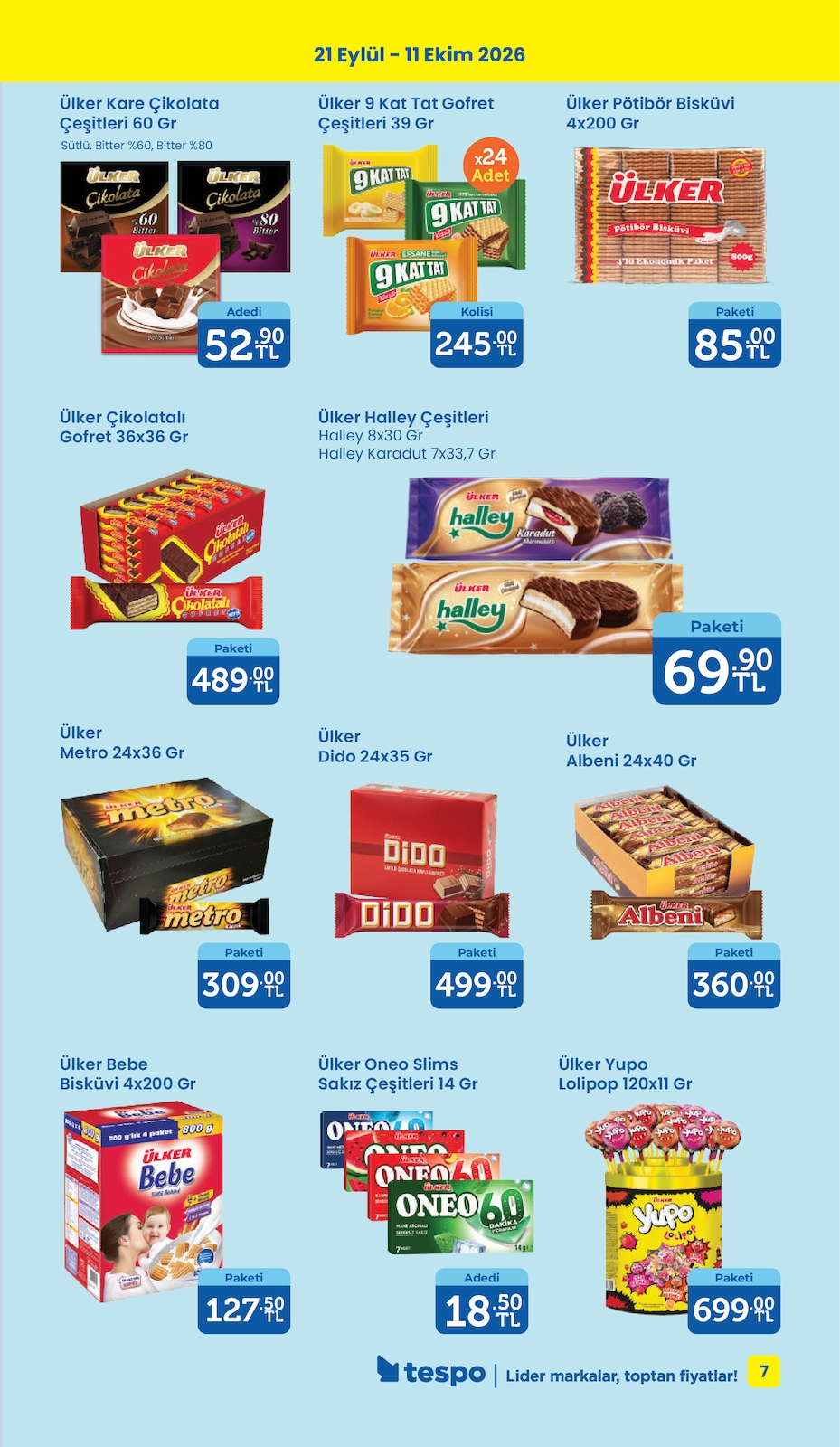 Tespotoptanmarket 21 Eylul 2026 Indirim Brosuru — 7. sayfa