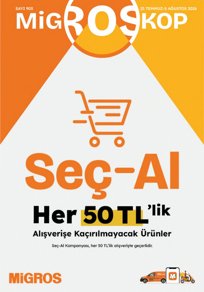 Migros 23 Temmuz - 05 Ağustos 2026