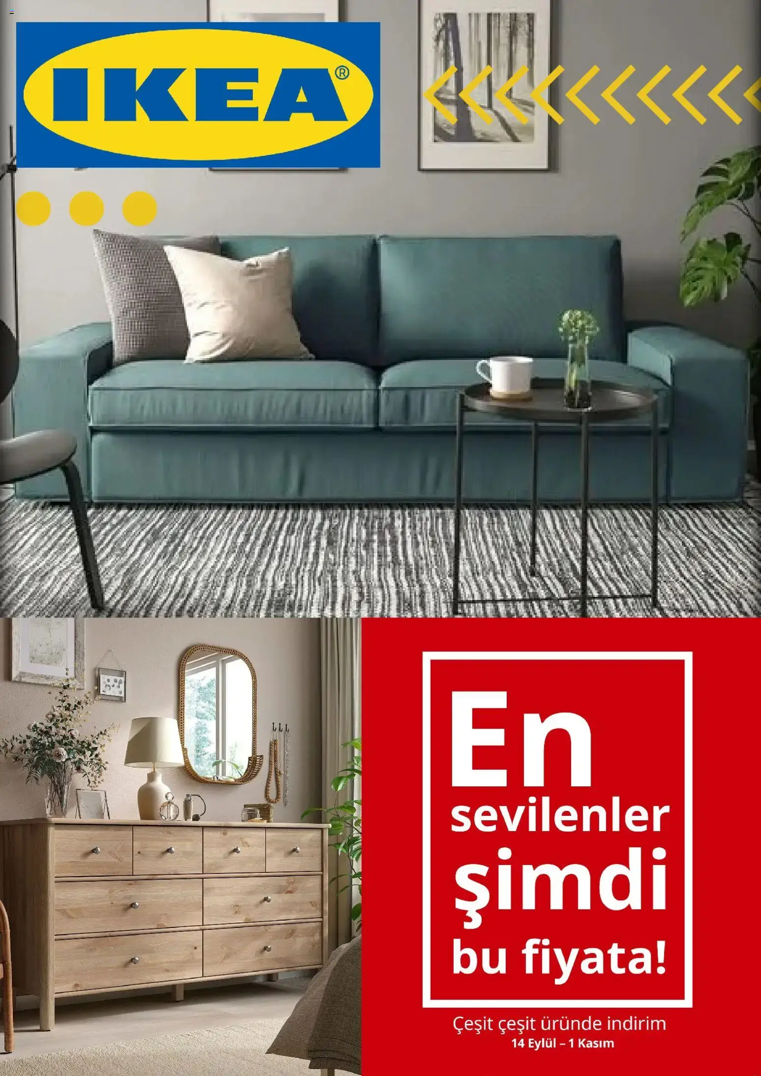 IKEA Katalog 14 Eylül 2026 kapağı