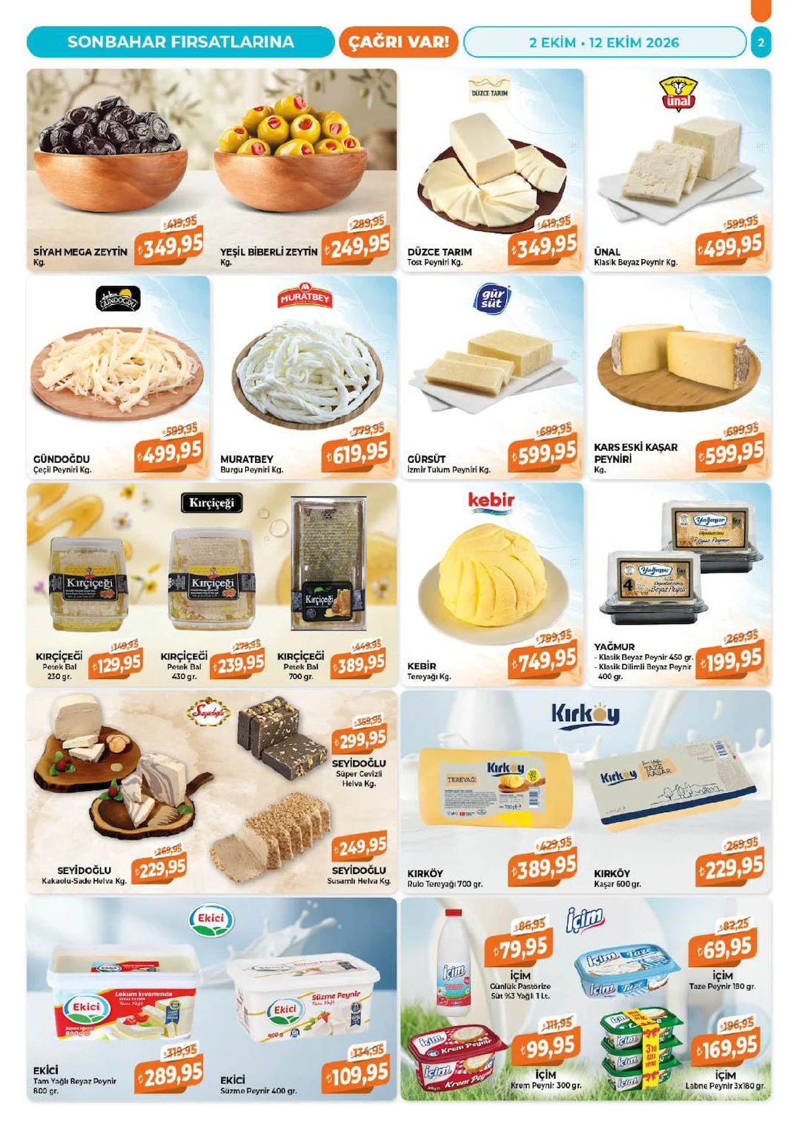 Çağrı Market - İndirim Broşürü 02 - 12 Ekim 2026 — 2. sayfa