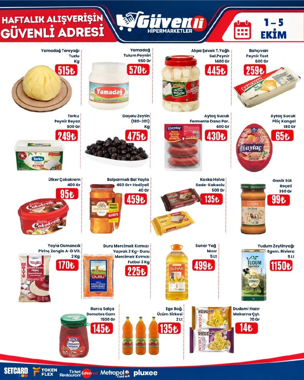 Güvenli Market İndirim Kataloğu kapağı