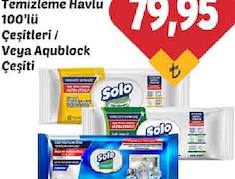 Solo Yüzey Temizleme Havlu 100'lü Çeşitleri