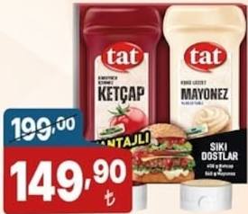 Tat Ketçap 650ML + Mayonez 560ML
