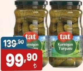 Tat Salatalık Kornişon Turşusu 680 Gr.