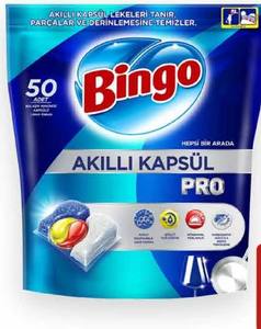 Bingo Akıllı Bulaşık Kapsülü Pro 50'li