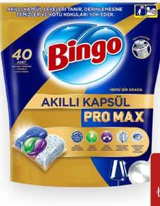 Bingo Akıllı Bulaşık Kapsülü Pro Max 40'lı