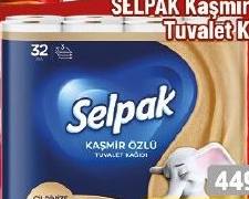 Selpak Kaşmir Özlü Tuvalet Kağıdı 32'li