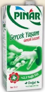 Pınar %2,5 Yağlı Süt 1 L