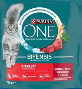 One Sığır Etli Kedi Maması 750 gr