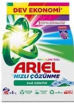 Ariel Otomatik Dağ Esintisi Renklilere Özel Toz Deterjan 6 kg
