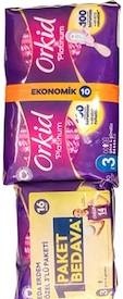 Orkid Ultra Platinum Gece ve Gündüz Hediyeli Ped 3'lü Paket