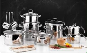 Schafer Jewel Çelik Çeyiz Seti 18 Parça Inox