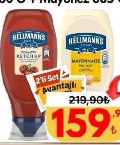 Hellmann's İkili Set Ketçap 460 G + Mayonez 385 G