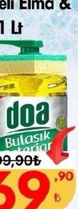 Doa Bulaşık Deterjanı Sünger Hediyeli Limon 1 Lt