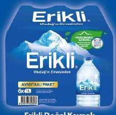 Erikli Doğal Kaynak Suyu 6x1 L