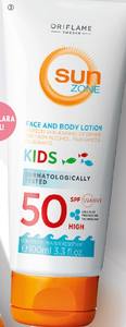 Oriflame Sun Zone Çocuklar için SPF 50 Yüksek Korumalı Yüz ve Vücut Güneş Losyonu 100 ml