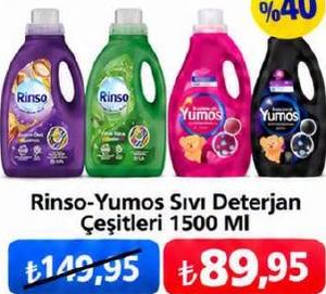 Yumos Sıvı Deterjan 1500 ml
