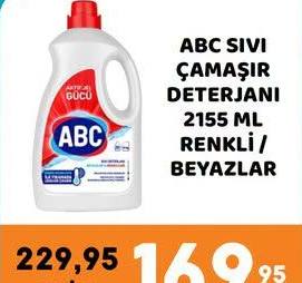 ABC Sıvı Çamaşır Deterjanı 2155 ML Renkli