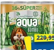 Aqua Bambu Kağıt Havlu 16'lı